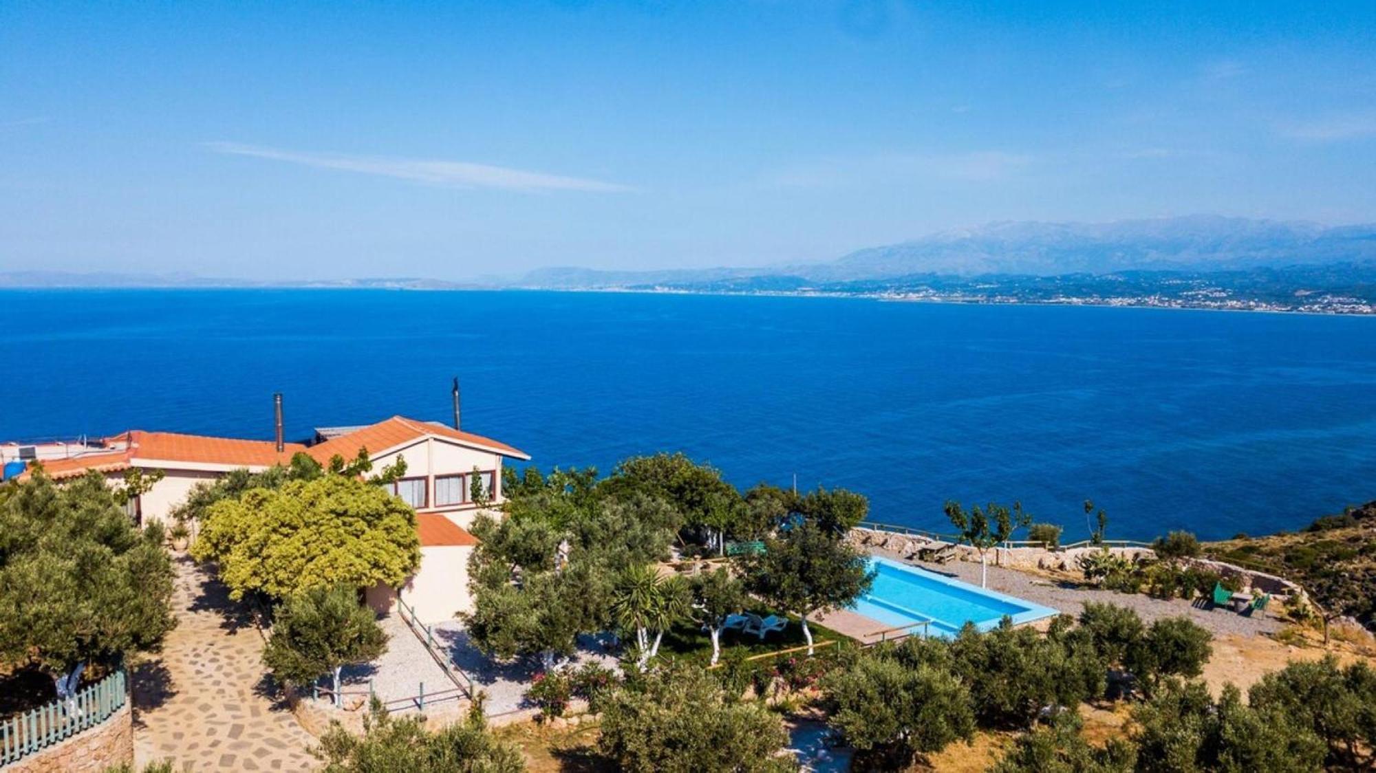 Villa Akrolithos With Private Pool ハニア エクステリア 写真