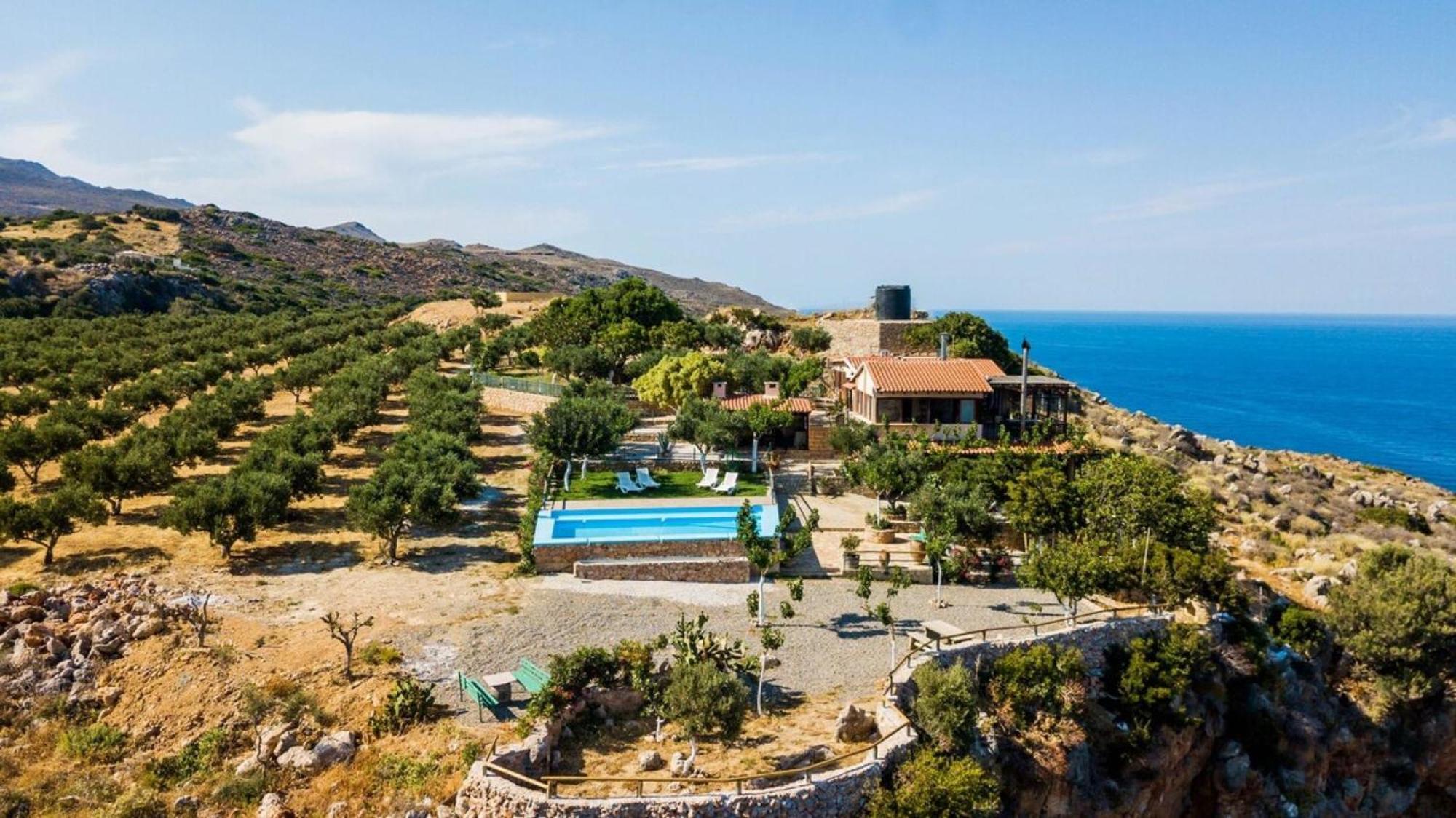 Villa Akrolithos With Private Pool ハニア エクステリア 写真